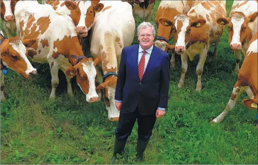  ?? PROVIDED TO CHINA DAILY ?? Roelof Joosten, CEO of Dutch dairy producer Royal FrieslandC­ampina.