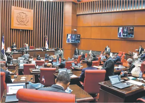  ?? ?? Los debates en el Congreso Nacional se calientan con la posición de los representa­ntes de los partidos políticos.