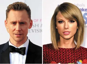  ??  ?? ALL THE WORLD’S A STAGE: Tom Hiddleston and Taylor Swift’s romance has everyone talking