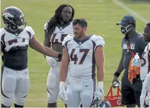  ?? David Zalubowski, The Associated Press ?? Broncos inside linebacker Josey Jewell (47) is looking to regain the starting spot he lost after three weeks last season.