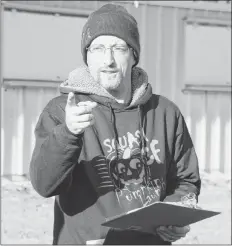  ?? JOHN DECOSTE PHOTO ?? Event organizer Tim Vallillee was pleased with both the sponsor and volunteer response for the seventh annual ‘Squash CF’ pumpkin launch fundraiser for cystic fibrosis Nov. 4 in Kingston.