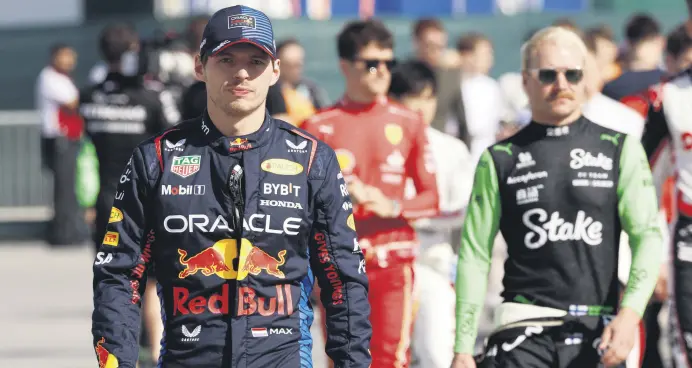  ?? ?? Red Bull’s Max Verstappen during the preseason testing, Bahrain Internatio­nal Circuit, Sakhir, Bahrain, Feb. 21, 2024.