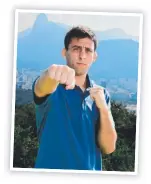  ?? ?? UFC flyweight No. 10 ranked contender Steve Erceg in Rio de Janeiro, Brazil.