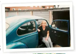  ??  ?? Alex aged 20, above, with her first car, which neighbours helped her to fix up; today, right, and opposite, aged 12 – she left home four years later