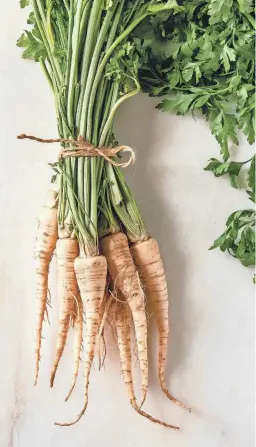  ?? GETTY IMAGES ?? Parsnips can’t compete nutritiona­lly with deep orange or dark green leafy vegetables, but when it comes to flavor, they pack a punch