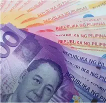  ??  ?? THE PESO continued to drop on Wednesday on weak trade data.