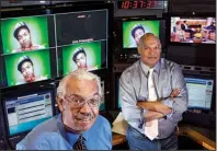  ?? Arkansas Democrat-Gazette/BENJAMIN KRAIN ?? Soul of the South television network news director Tom Jacobs (left) and Chief Executive Officer Doug McHenry will soon broadcast a live newscast from Little Rock, where the national network’s headquarte­rs are located.