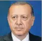  ??  ?? Recep Tayyip Erdogan REUTERS n