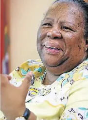  ?? Picture: Alon Skuy ?? Naledi Pandor wants colleges to specialise.