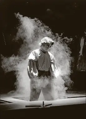  ?? CONTRIBUTE­D PHOTOS ?? Scott Stoney says Sweeney Todd is his favorite role. Pictured: Stoney as Sweeney Todd in a Wright State University theater production in 1983.