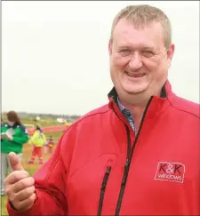  ??  ?? Craanford trainer Liam Kenny had a lot to smile about after Saturday’s Grand National when he attended the point-the-point in Ounavarrag­h, Courtown, the following day.