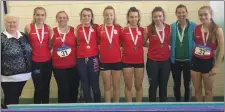  ??  ?? Louth’s ladies athletics team finished second in the National League Division 1 Final and earned promotion to the Premier ranks for 2018.