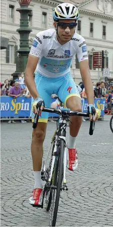  ??  ?? Sfidante Fabio Aru, 24 anni, l’avversario numero 1 di Contador