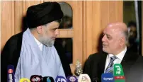  ?? — Reuters file ?? Moqtada Sadr Sadr keeps his tally of 54 seats after the vote recount while Prime Minister Haider Al Abadi’s bloc maintains third place with 42 seats.