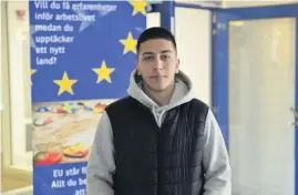  ?? ?? Charbel Karam, 18, tycker det är svårt att lita på det som sprids i sociala medier.