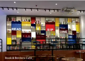  ??  ?? Book & Borders Café