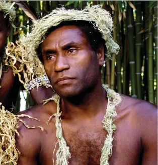  ??  ?? Mungau Dain starred in the Oscar-nominated film Tanna. DOMENICO STINELLIS/THE ASSOCIATED PRESS