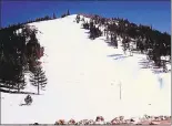  ?? COURTESY DONNER SUMMIT HISTORICAL SOCIETY ?? The former White Hills ski area is shown in 1958, three years after it closed.