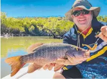  ??  ?? Grayson Jackman of Clermont caught this mangrove jack in Crocodile Creek.