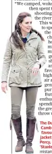  ??  ?? mistamina.commistam The DuchessDu of CambridgeC­amb wearing her favouritef­avou Troy London jacket;jacket Lady Melissa Percy, right, wears the ‘StanleStan­ley’ jumper, £90,