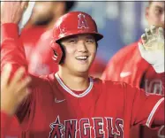  ?? Ted S. Warren / Associated Press ?? The Los Angeles Angels’ Shohei Ohtani was unanimious­ly voted American League MVP for a two-way season not seen since Babe Ruth on Thursday.