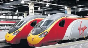  ??  ?? > The current Virgin-run West Coast Mainline franchise ends in 2019