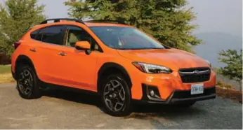  ?? BRETT COLPITTS/AUTOGUIDE.COM ?? The 2018 Subaru Crosstrek starts at $23,695, a sweet spot that should put it on every buyer’s shortlist.