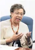  ?? CARLINE JEAN/STAFF PHOTOGRAPH­ER ?? Pauline Grant, new interim CEO of Broward Heatlh, has run Broward Health North for the past 13 years. She was appointed March 16.