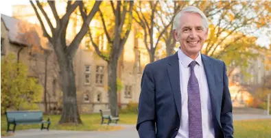  ??  ?? Usask President Peter Stoicheff