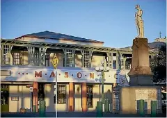  ??  ?? The Art Deco Masonic Hotel is a Napier institutio­n.