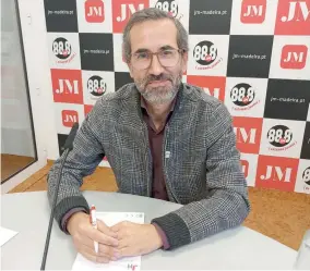  ?? ?? Filipe Gonçalves esteve ontem nas manhãs da JM FM.