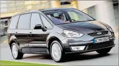  ?? !"#D$ F5RD ?? Viel Raum$ Der Ford Galaxy "" bietet viel Platz für Passagiere und Gepäck, zeigt sich allerdings auf dem Prüfstand und bei der Pannenanfä­lligkeit nicht unbedingt als Größe.