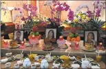  ?? SHARON NOGUCHI — STAFF ?? Funeral services were held for Linh My Thi Nguyen and her children, Thuong Xuan Le and Yvonne Mai Le, who all died in an apartment fire in San Jose on Nov. 18.