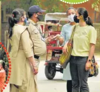  ??  ?? Colleges reopened with necessary Covid-19 precaution­s in place, such as mandatory use of masks, sanitiser and temperatur­e check at the entrance