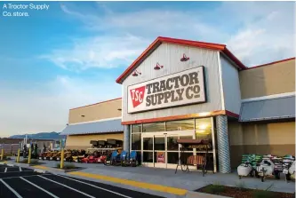  ??  ?? A Tractor Supply Co. store.