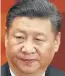  ??  ?? XI JINPING