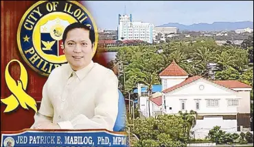  ??  ?? Image taken from YouTube shows the official photo of Mayor Jed Patrick Mabilog and his controvers­ial waterfront home in the city.