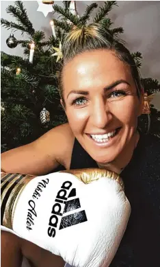  ?? Foto: Jule Schutz ?? Nikki Adler hat in ihrer Boxkarrier­e noch einiges vor. Die 30 Jährige hat bei ihrem Arbeitgebe­r gekündigt und will um einen großen Titel boxen.