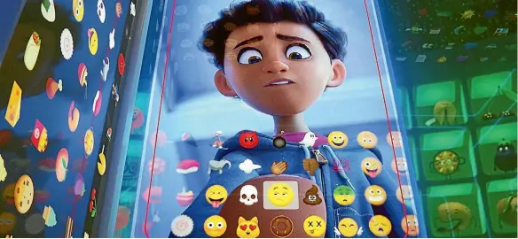  ??  ?? The Emoji Movie is no Wreck-It Ralph or Lego Movie, but it’s also not the crime against humanity it’s been labelled.