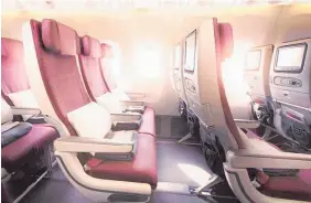  ?? Photo / Supplied ?? Economy Class aboard Qatar Airways.