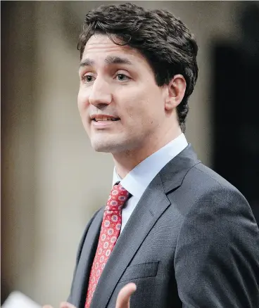  ?? ADRIAN WYLD / THE CANADIAN PRESS ?? Having promised during the election campaign to restore confidence in the NEB, Prime Minister Justin Trudeau finds himself in a no-win situation.