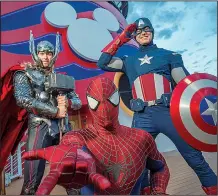  ?? Democrat-Gazette file photo ?? Disney Cruise Line offers Marvel Day at Sea, a superheroe­s and super villains event, during seven sailings that depart from New York.