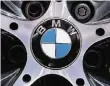  ?? FOTO: DPA ?? BMW-Logo auf einer Felge