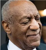  ??  ?? Facing retrial: US entertaine­r Bill Cosby