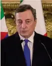  ??  ?? Mario Draghi, Presidente del Consiglio