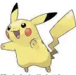  ??  ?? Pikachu ist das Maskottche­n des Pokémon-Franchise