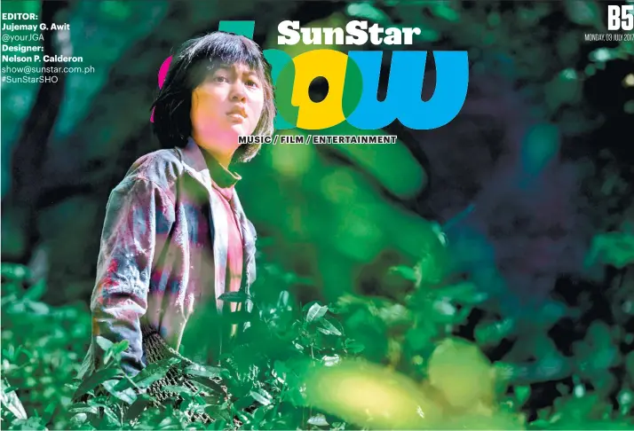  ?? EDITOR: Jujemay G. Awit @yourJGA Designer: Nelson P. Calderon show@sunstar.com.ph #SunStarSHO­W ?? AHN SEO-HYUN IN “OKJA”