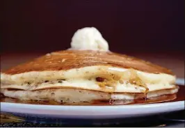  ?? DEB LINDSEY / WASHINGTON POST ?? Fluffy buttermilk pancakes get a nod of approval at Denny’s.