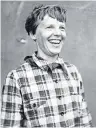  ?? AP PHOTO ?? In this June 6, 1937 file photo Amelia Earhart, the American airwoman who is flying round the world for fun, arrived at Port Natal, Brazil, and took off on her 2,240-mile flight across the South Atlantic to Dakar, Africa. A new documentar­y “Amelia...