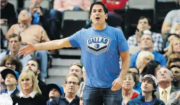  ?? TONY GUTIERREZ/THE ASSOCIATED PRESS/FILES ?? Dallas Mavericks owner Mark Cuban says he is disturbed by allegation­s of sexual harassment and abuse in the NBA team’s organizati­on, and will takes steps to fix the problem.